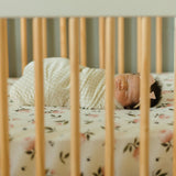 Stretch Knit Swaddle Blanket - Tan Gingham