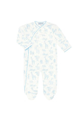 Blue Safari Crossover Footie