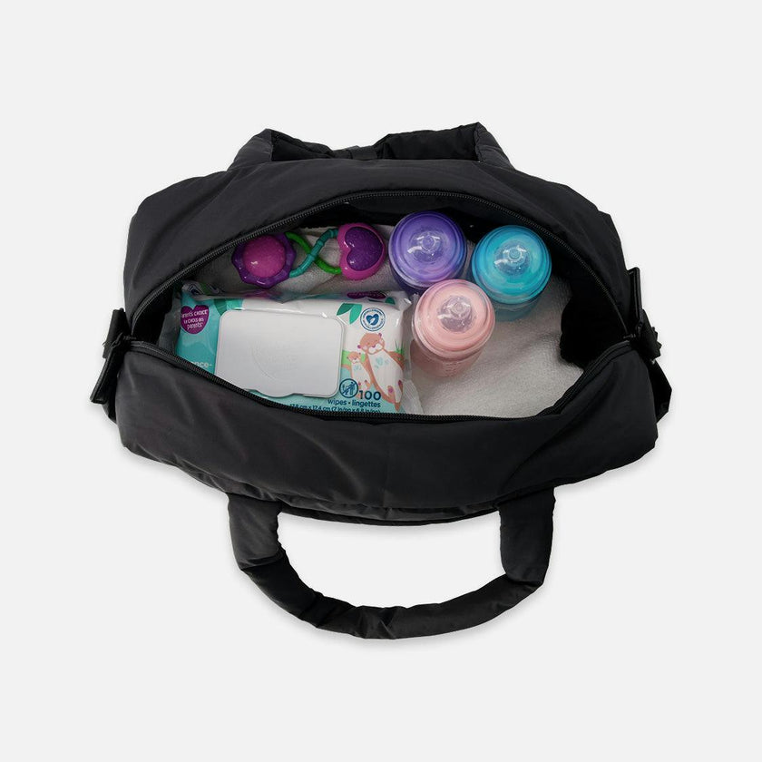 Diaper Bag With Changing Mat Black