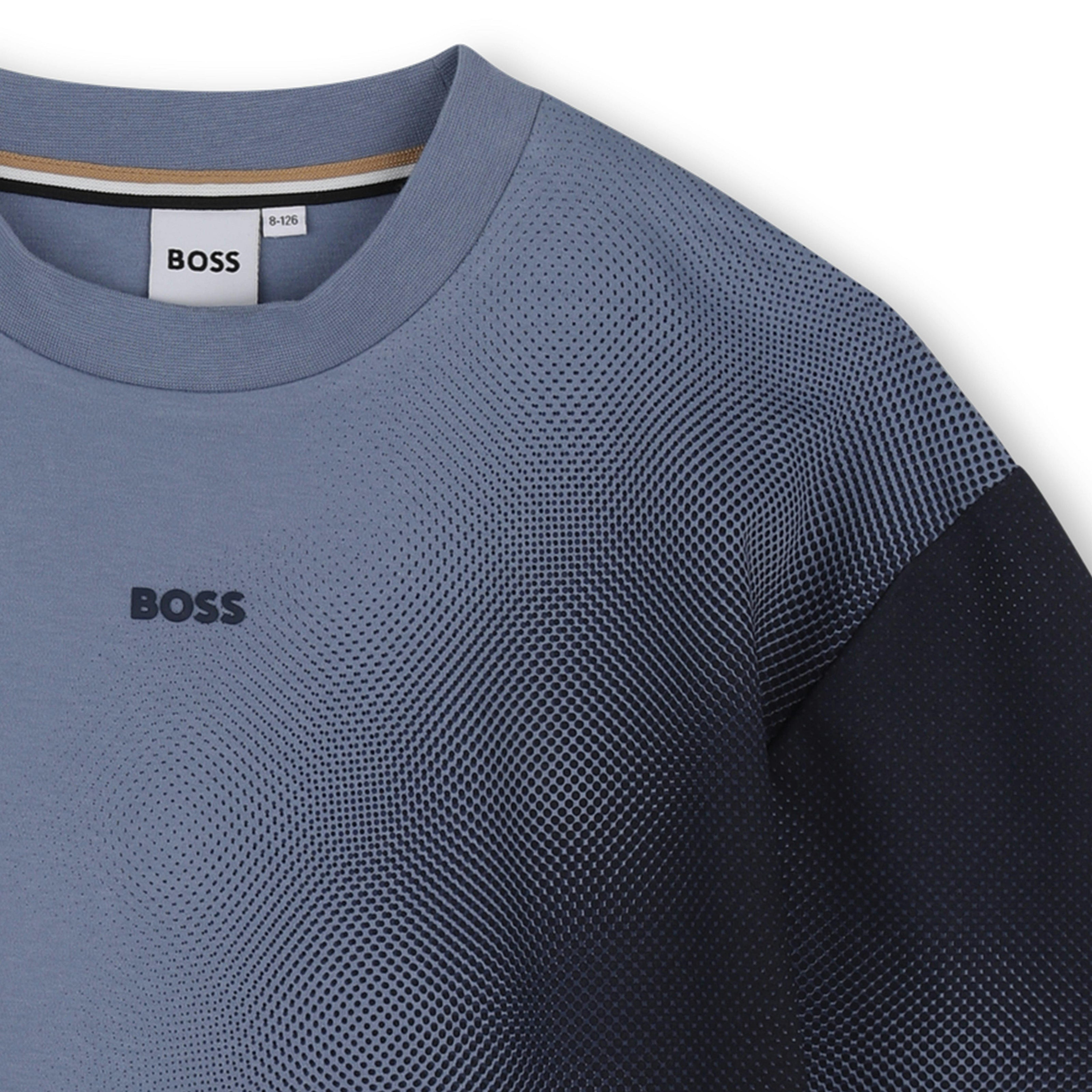Lavender Blue Gradient Graphic T-Shirt
