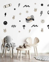 Peel & Stick Fabric Wall Stickers