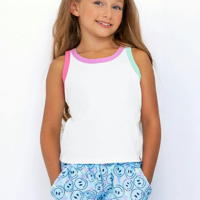 Contrast Trim Tank Top