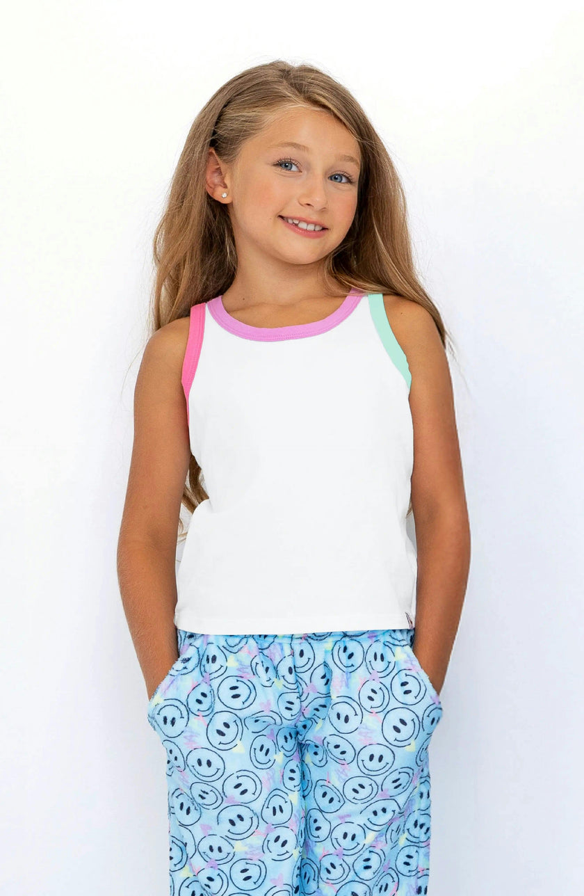 Contrast Trim Tank Top