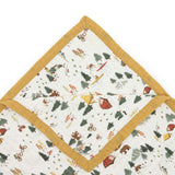 Organic Cotton Muslin Quilted Throw - Alpine Adventure