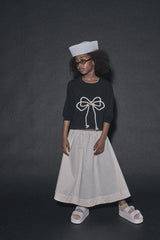 Odissey Bow Sweatshirt Black