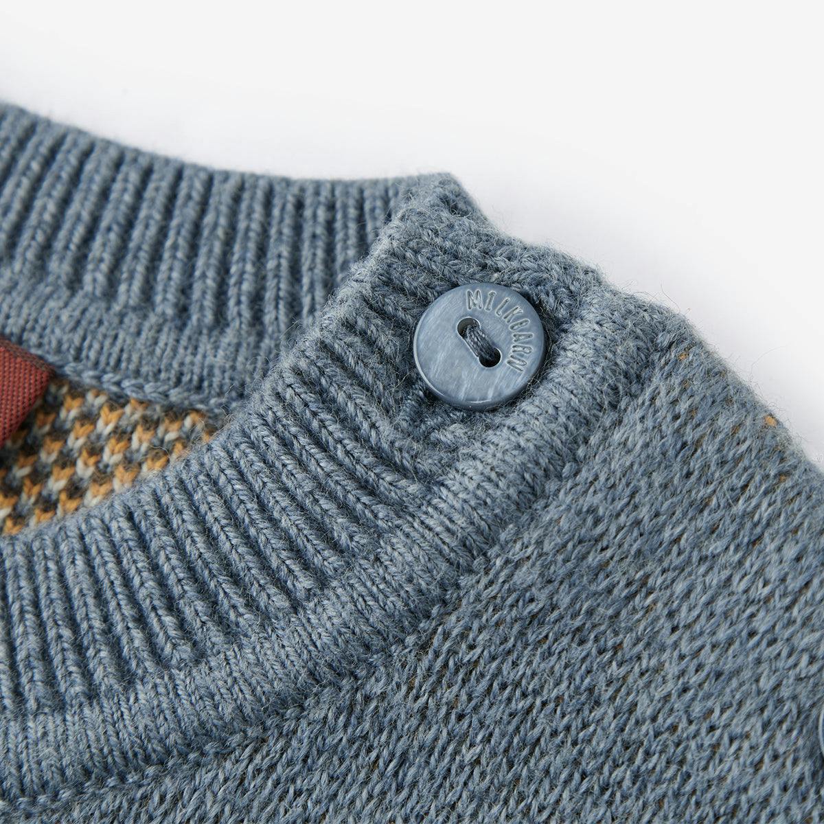 Family Knitted Birdseye Jacquard Sweater