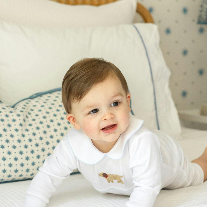 Crochet Playsuit - Boy Lab