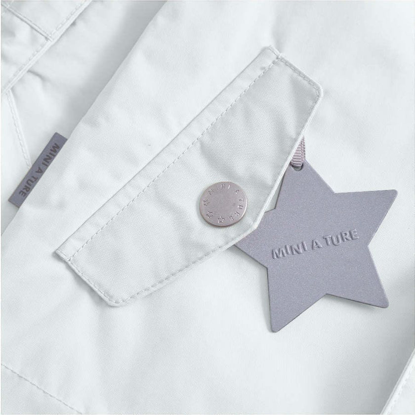 MINI A TURE MATWALLY Spring Jacket. GRS - Blue Metal