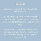 Ski Two Piece Kids Henley Pajamas