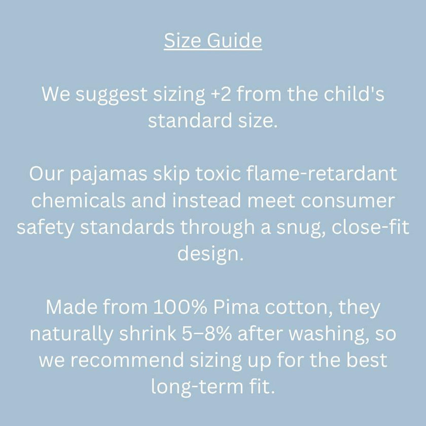 Ski Two Piece Kids Henley Pajamas