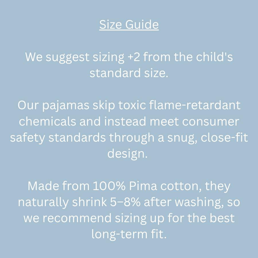 Ski Two Piece Kids Henley Pajamas