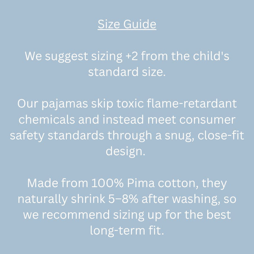 Après Ski Two Piece Kids Pajamas