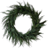 30" Faux Evergreen Cedar Wreath