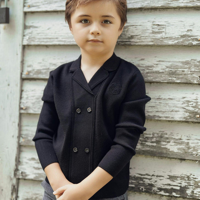 Double Breasted Blazer Black