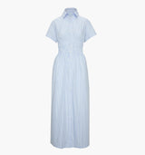 The Jamie Nap Dress - Blue/White Stripe