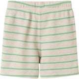 Boys Striped Waffle Polo Set | Oatmeal Dino