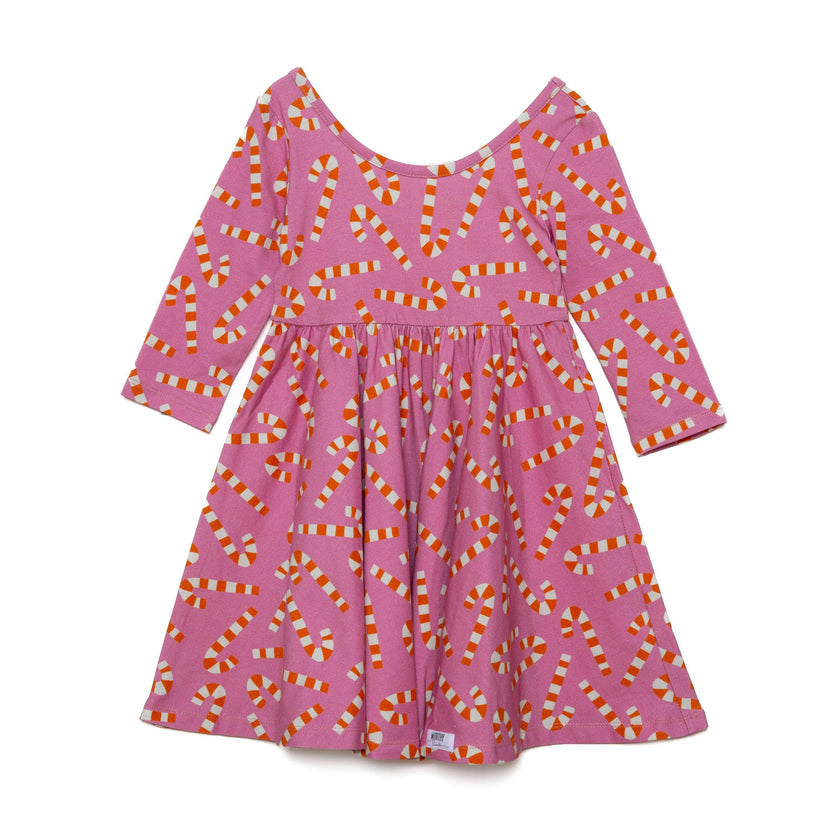 Candy Canes Christmas Twirly Dress