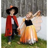 Autumn Embers Wizard Cape and Hat