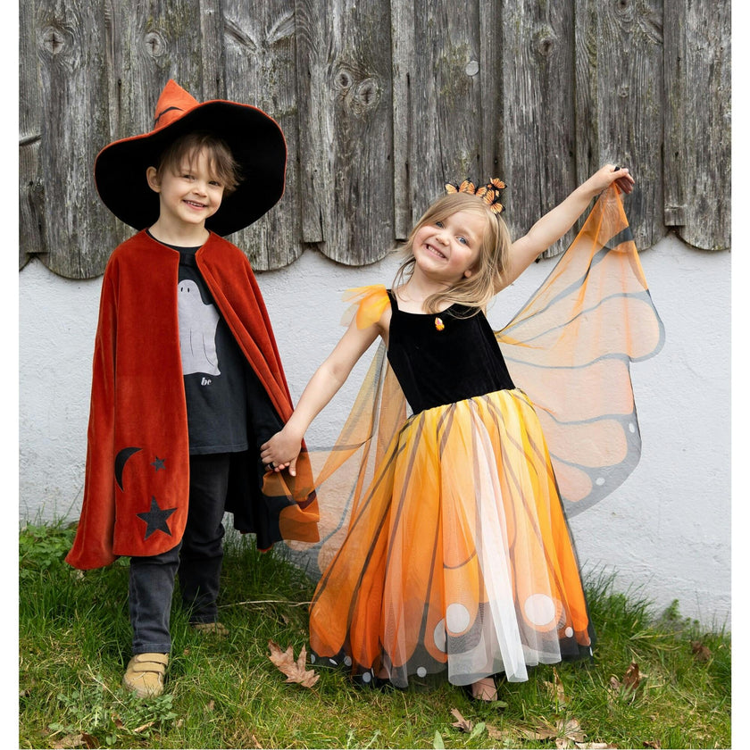 Autumn Embers Wizard Cape and Hat