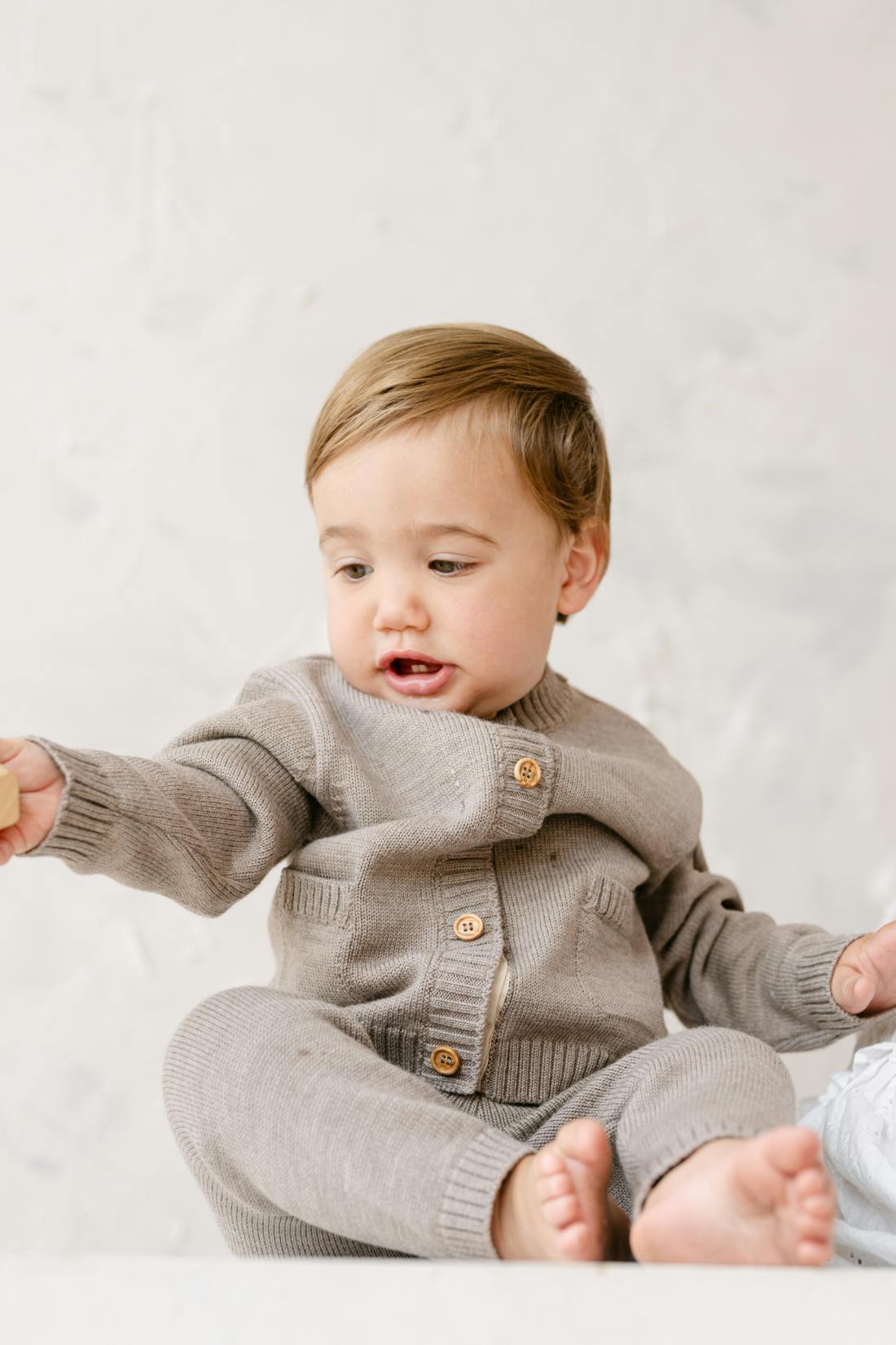 Merino Wool Baby Cardigan