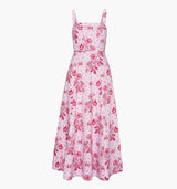 The Ezra Dress - Pink Delft Bouquet