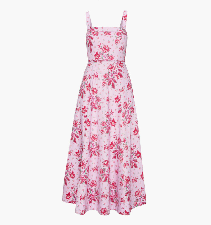The Ezra Dress - Pink Delft Bouquet