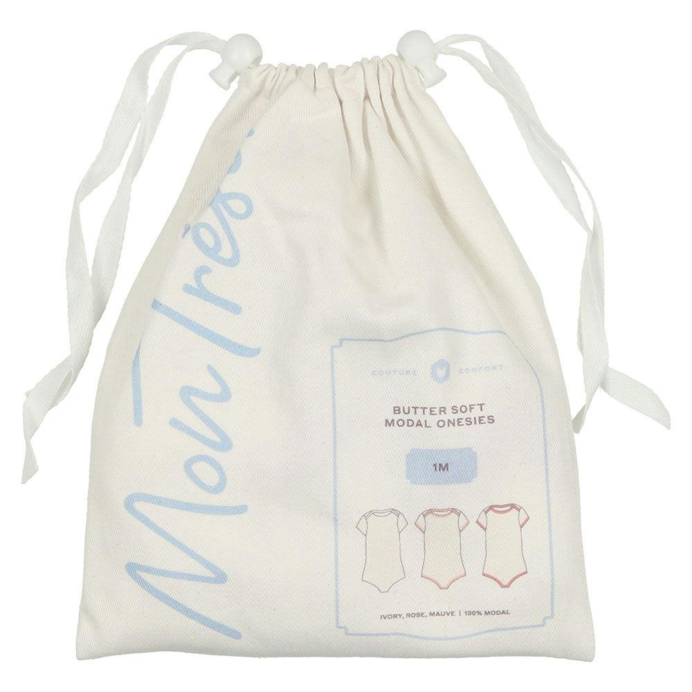 Short Sleeve Modal Onesie 3 Pack