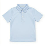 Will Boys' Performance Polo by LH Sport - Light Blue
