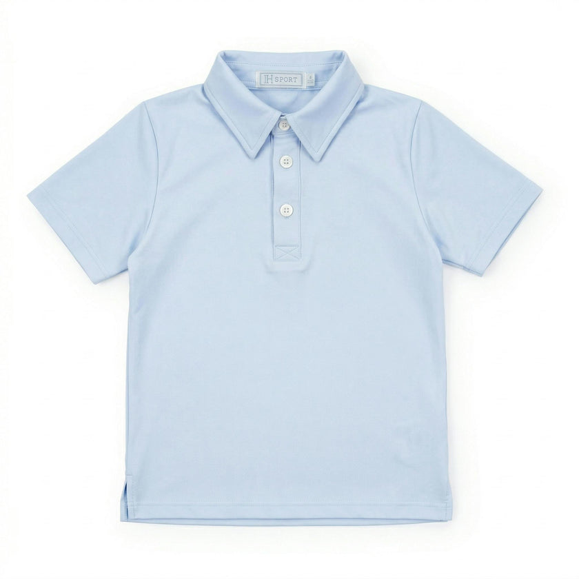 Will Boys' Performance Polo by LH Sport - Light Blue