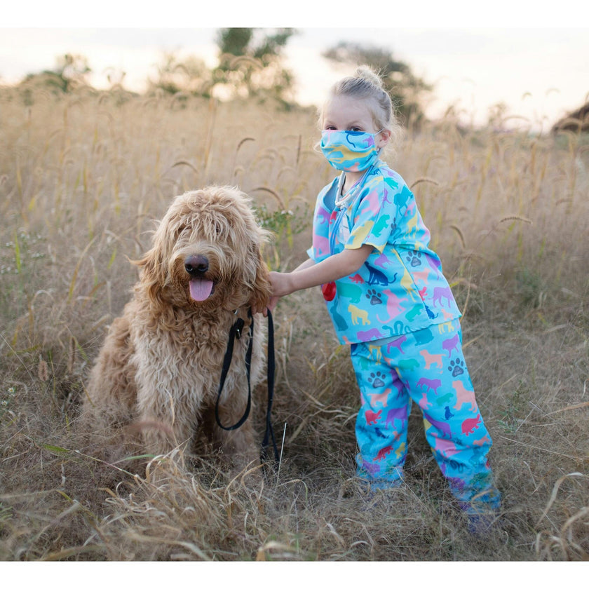 Veterinarian and Dog Cape Dress up Bundle