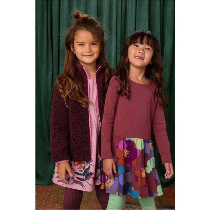 Tiered Skirted Twirl Dress, Pink