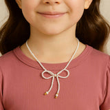 Pearl Bow Necklace