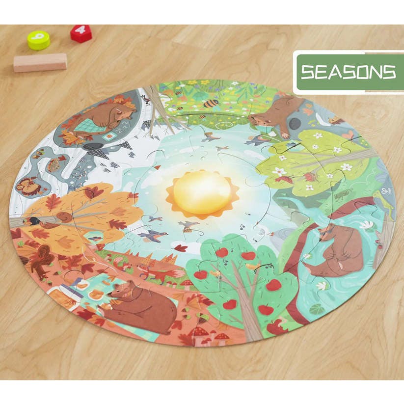 Hape: Four Seasons Puzzle - 16pcs