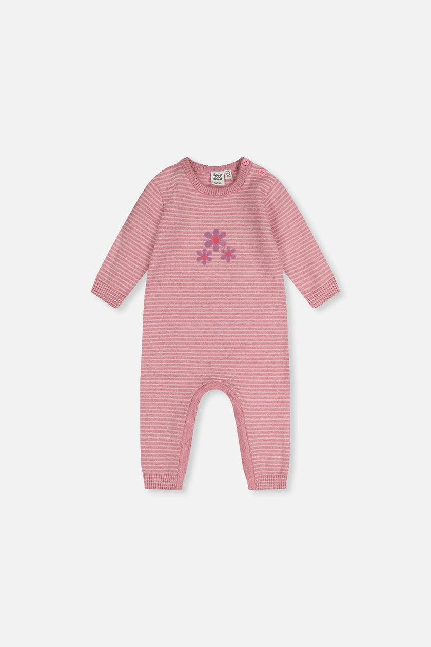 Knitted Romper Dusty Pink
