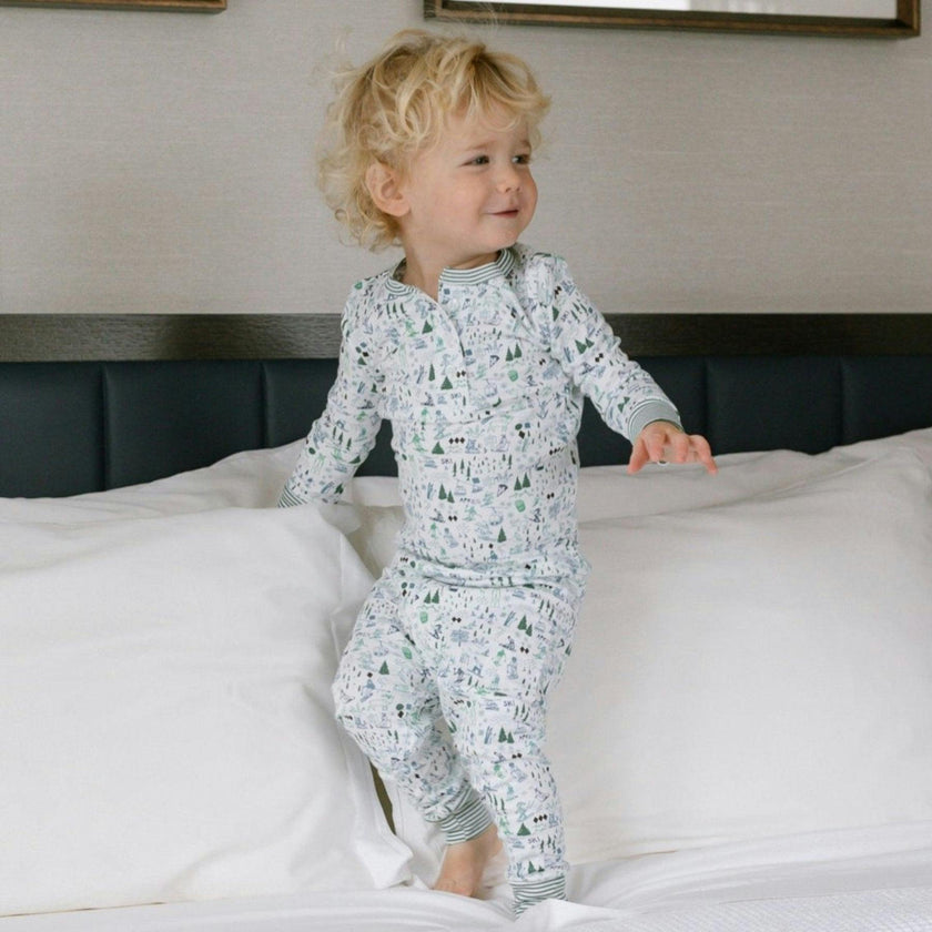 Après Ski Two Piece Kids Pajamas