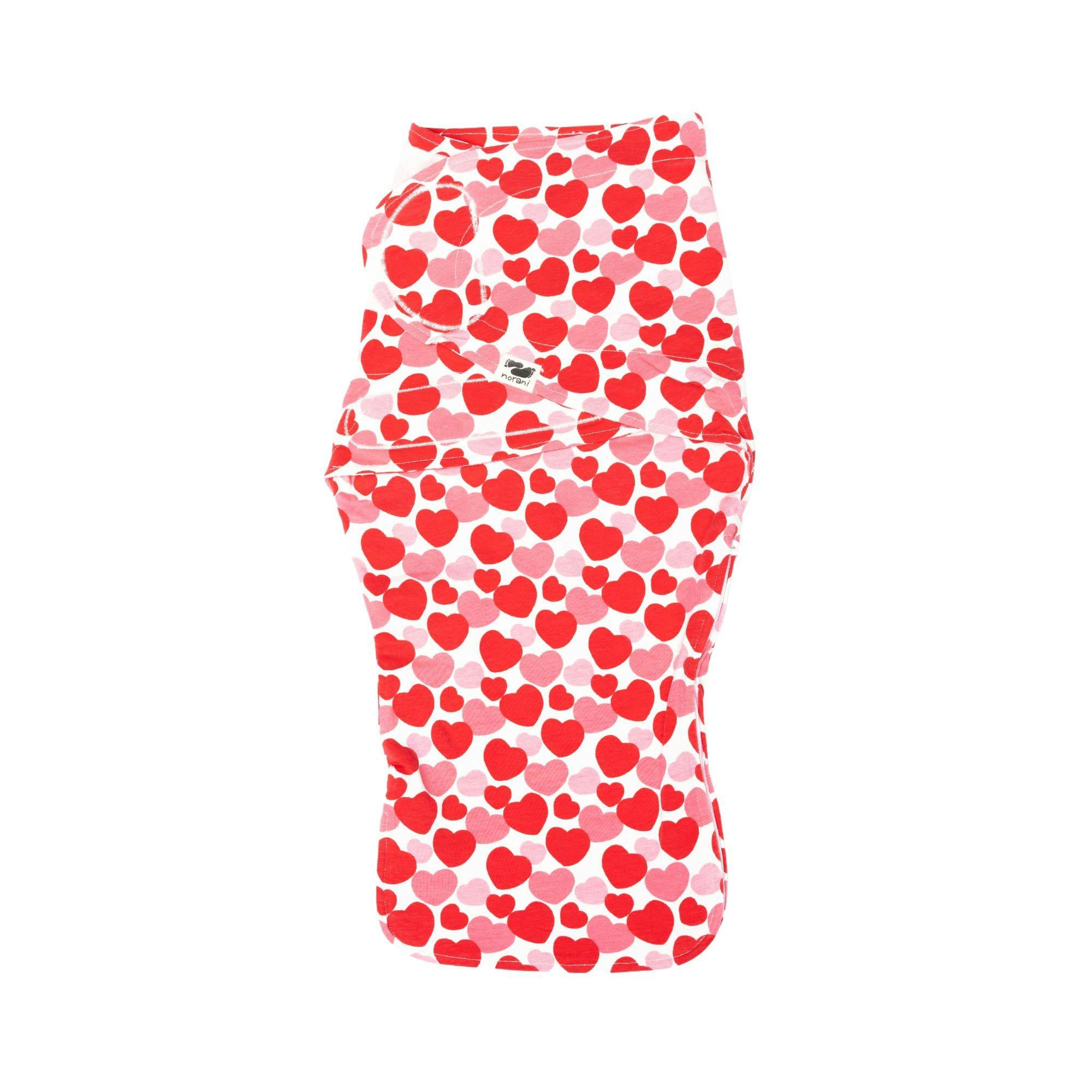Snugababe Swaddle™ Sleep Pod - Red & Pink Hearts