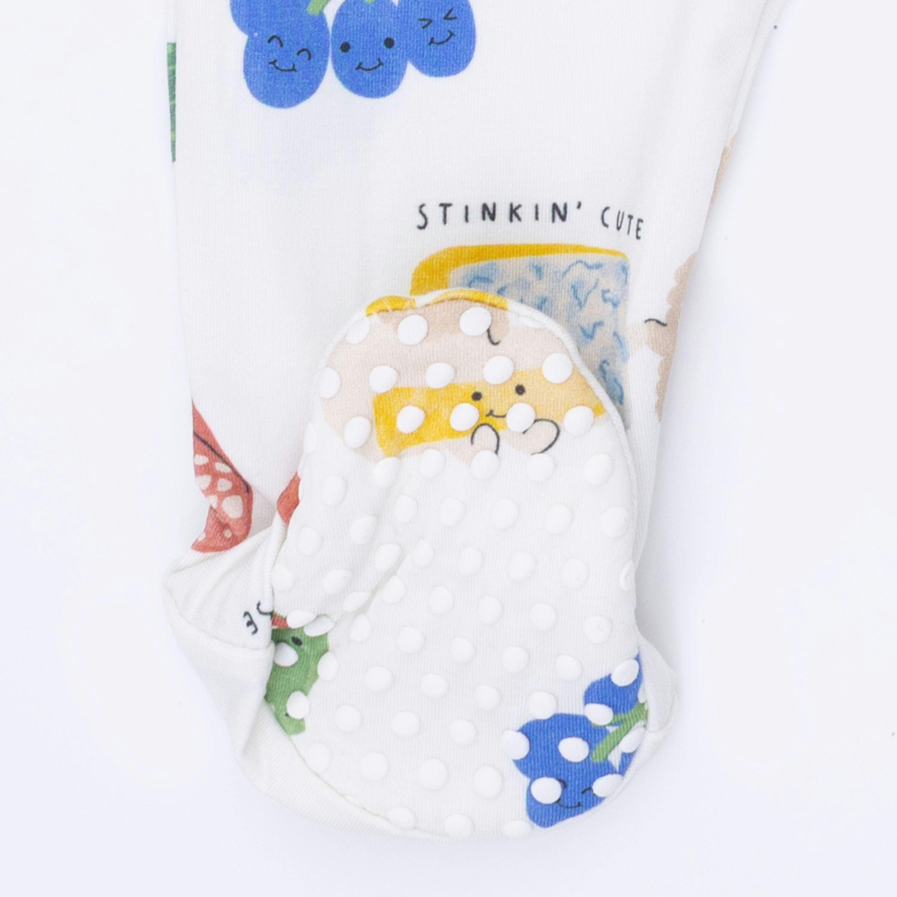 Charcuterie Cuties - 2 Way Zipper Footie