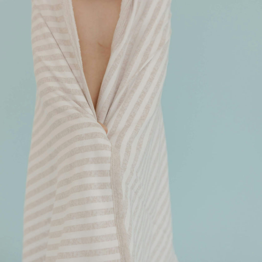 Premium Baby Knit Hooded Towel - Coastal