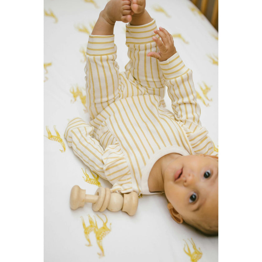 Follow Me Organic Cotton Crib Sheet