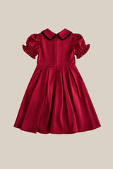 Mini Sophia Dress in Garnet