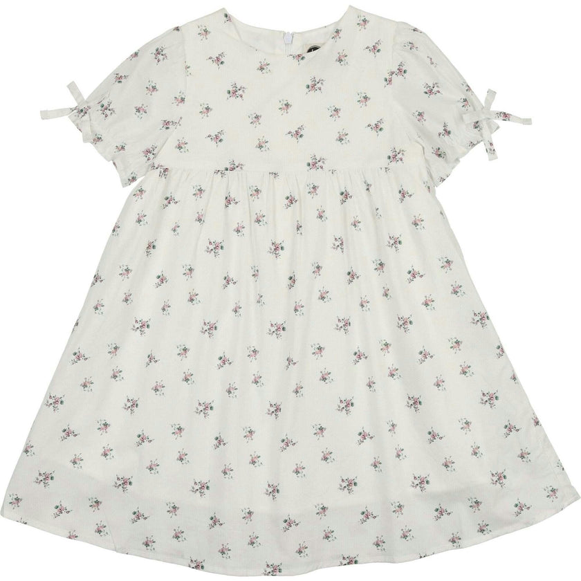 Rose Dot Short Sleeve Dress