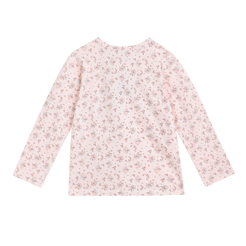 Pink Blossom Cotton Pajama Set