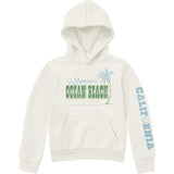 Kids Ocean Beach Hoodie-White-Unisex