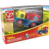 Hape: Brave Little Engine&nbsp;- Red-Yellow-Blue - Train Locomotive