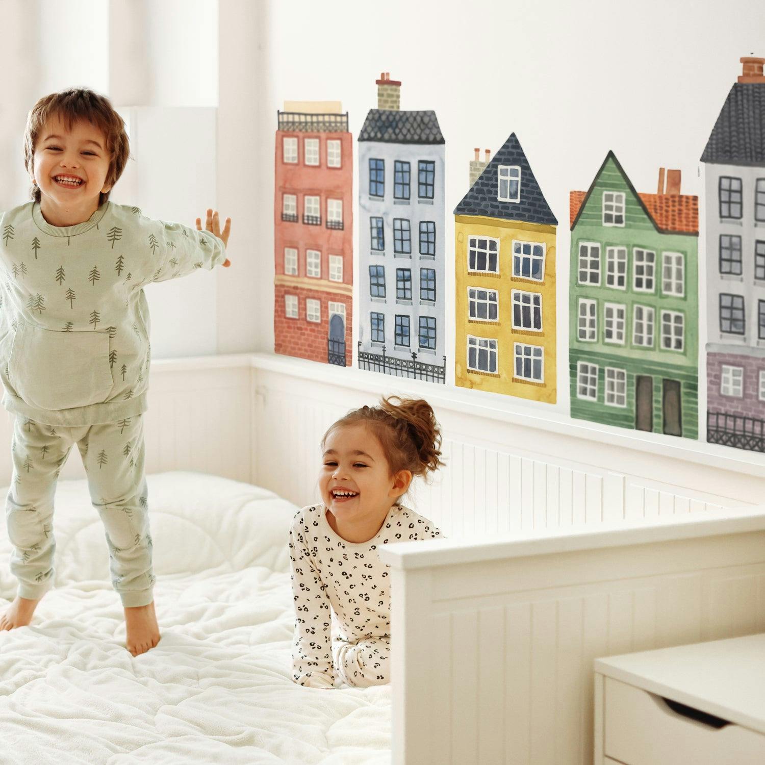 Village Kit • Large • Peel-and-Stick Wall Decals
