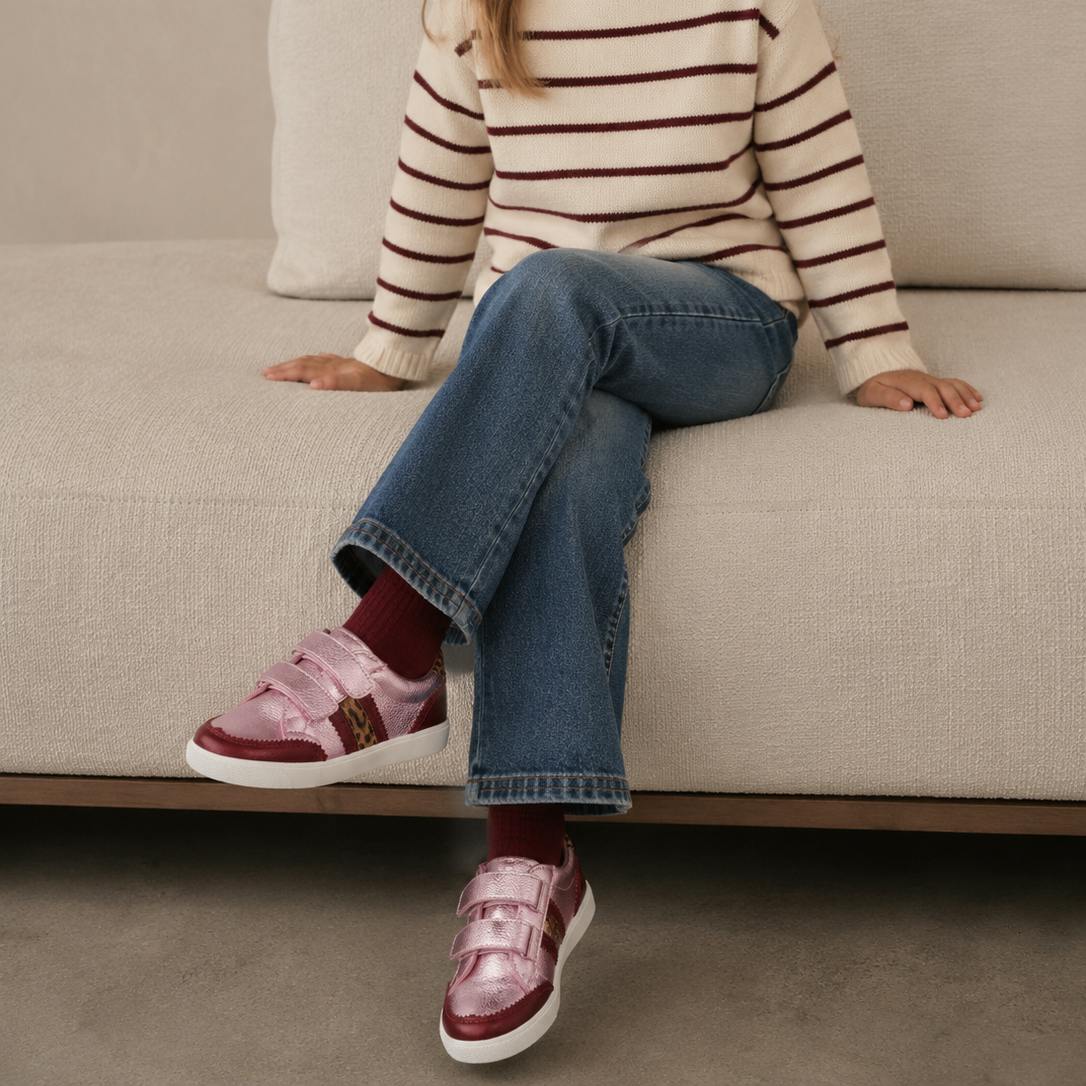 Marti Sneaker | Metallic Carnation Pink Suede