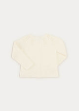 Openwork Cardigan In Cream (6mths-10yrs)