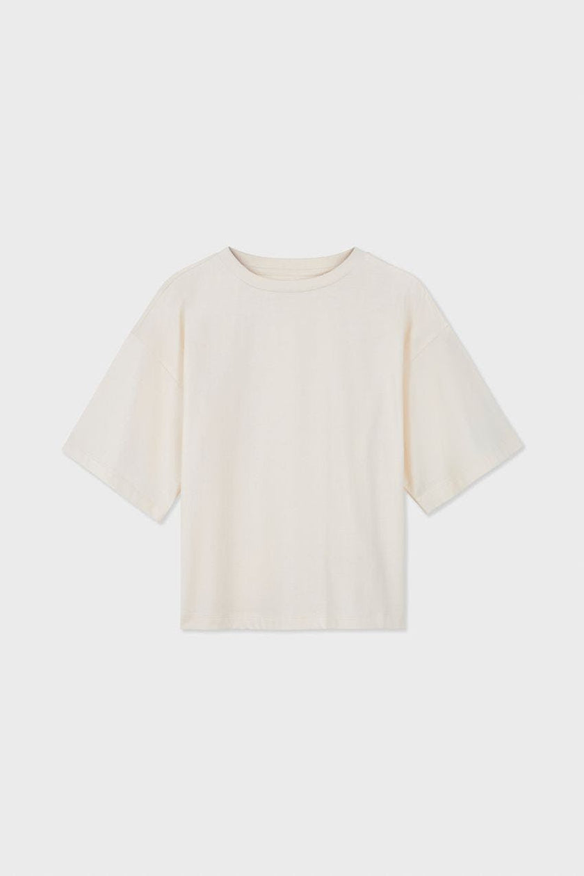 Relaxed Organic Cotton Trumpet Sleeve T-Shirt
