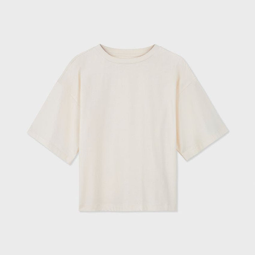 Relaxed Organic Cotton Trumpet Sleeve T-Shirt