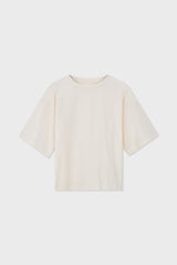 Relaxed Organic Cotton Trumpet Sleeve T-Shirt